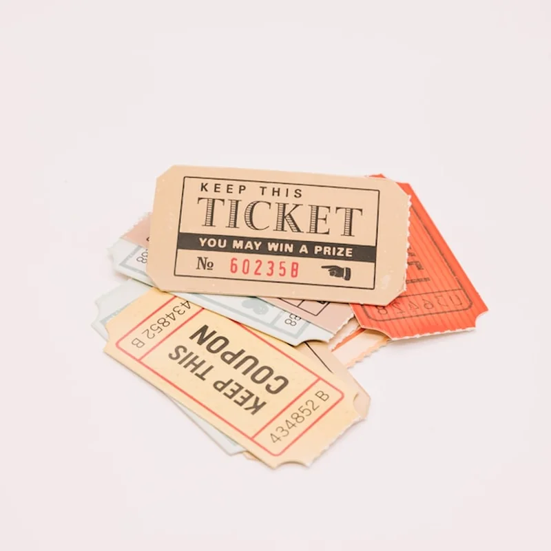 Bilety do kina w stylu vintage