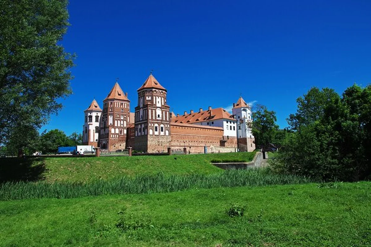 Zamek Mir w kraju Białoruś