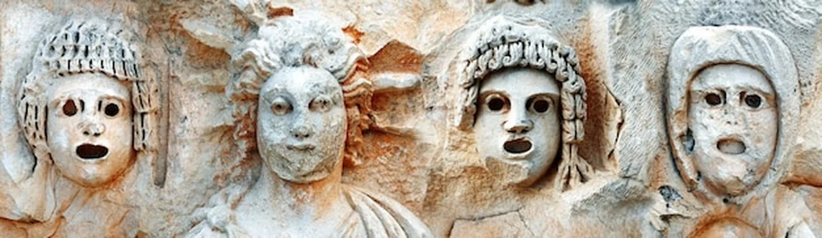 Basrelief w starożytnym mieście Myra w Turcji